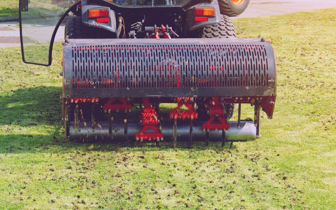 Using An Aerating Machine For Lawn Aeration Services