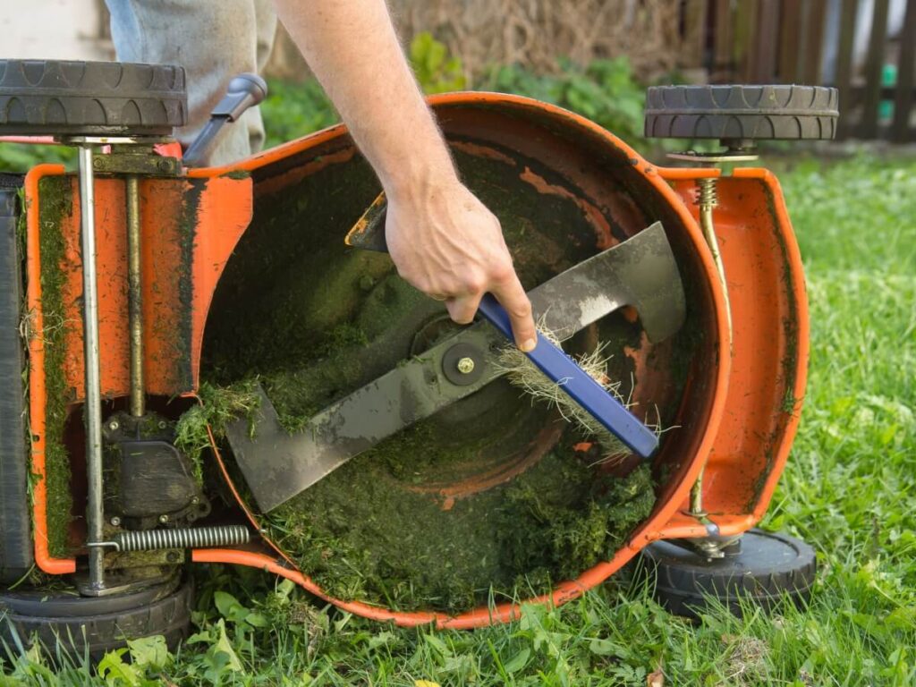 Summer Lawn Care - Cleaning Lawn Mower Blades